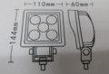 LAMPA ROBOCZA LED 12-32 V