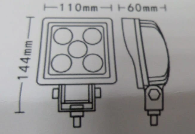 LAMPA ROBOCZA LED 12-32 V