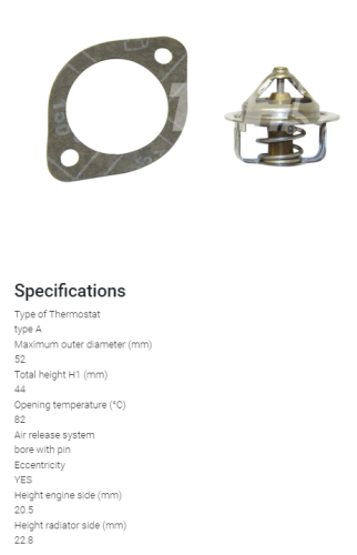 TERMOSTAT MAZDA FE