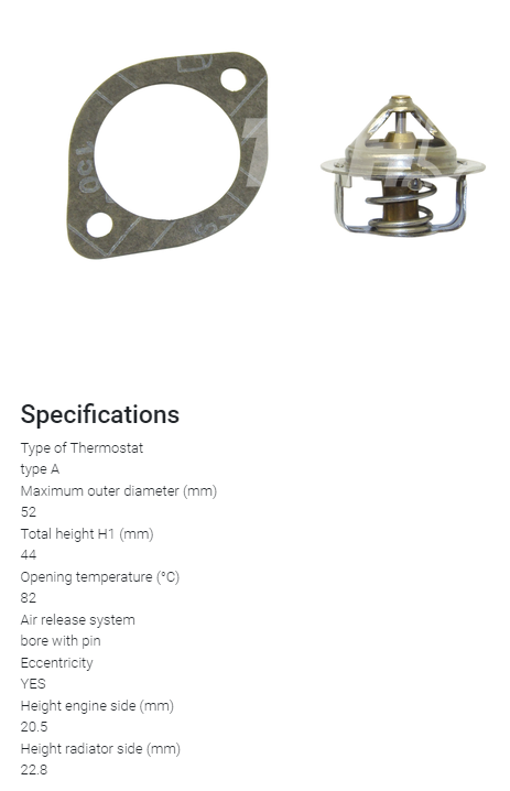 TERMOSTAT MAZDA FE