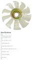 WENTYLATOR, WIATRAK MITSUBISHI 4G33, 4G63