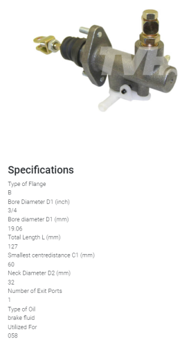 POMPA HAMULCOWA TOYOTA 7FG/FD10-28