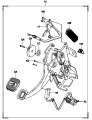 LINKA DŹWIGNI HAMULCA RĘCZNEGO ZWALNIANIA TOYOTA 8FG/FD 461052666071