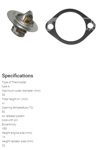 TERMOSTAT YALE MAZDA FE