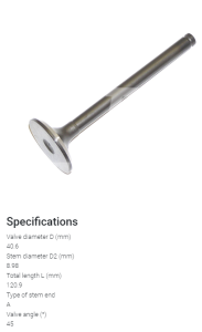 ZAWÓR SSĄCY TOYOTA 2J TYP B 2 MM