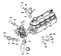 USZCZELKA POD OBUDOWĘ TERMOSTATU TOYOTA 4Y