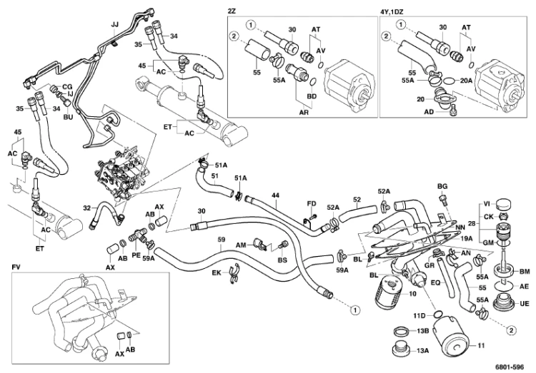 FILTR HYDRAULICZNY SSĄCY TOYOTA 7,8 FG/FD