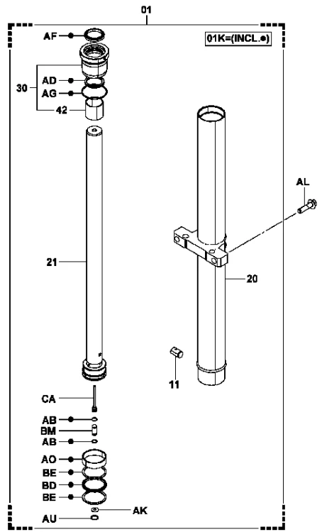 ZESTAW USZCZELNIEŃ SIŁOWNIKA WOLNEGO SKOKU TOYOTA 6,7,8 FG/FD 10-18 04652-20080-71 (