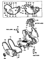 ŁAŃCUCH, KOŁA POMPY HYDRAULICZNEJ TOYOTA (