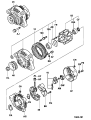 SZCZOTKOTRZYMACZ ALTERNATORA TOYOTA 5,6,7,8 FG/FD 27370-23840-71