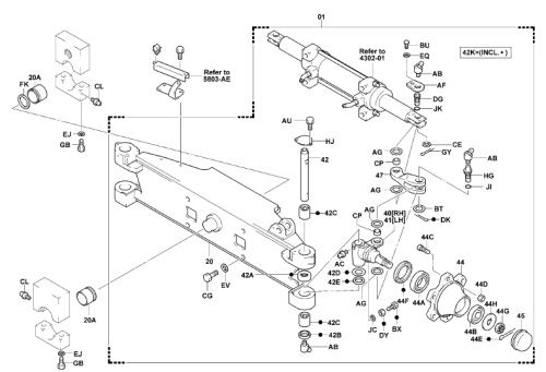 PANEWKA KOŁYSKI TOYOTA 5,6,7 FG/FD 33-50 43421-30510-71