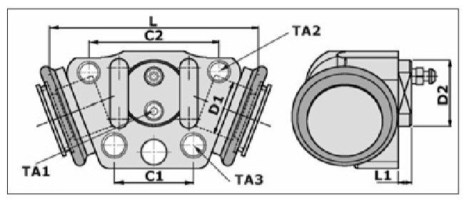 CYLINDEREK HAMULCOWY MITSUBISHI FG/FD50
