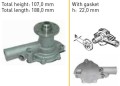 POMPA WODY NISSAN J15 TYP B