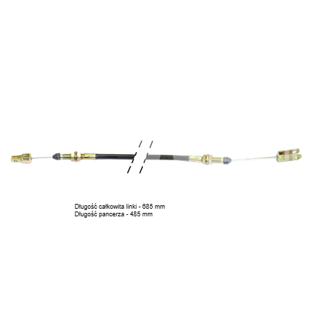 LINKA SKRZYNI BIEGÓW, SPRZĘGŁA TOYOTA 7FG/FD FGF/FDF 10-35 47110-23331-71
