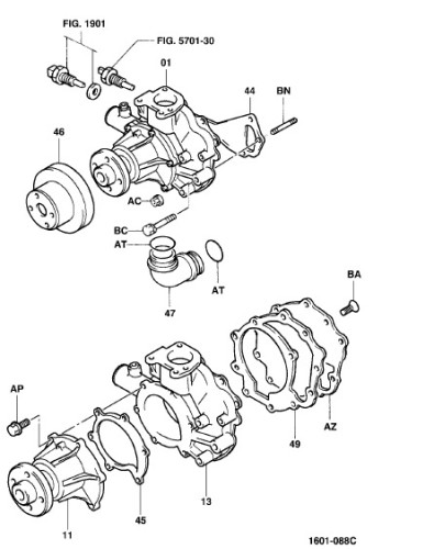 POŁĄCZENIE HYDRAULICZNE, KOLANKO POMPY WODY TOYOTA 1DZ 16321-78200-71