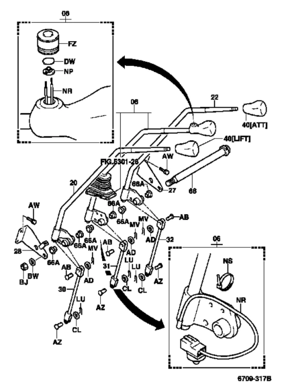 PRZYCISK PRZEŁĄCZNIKA SAS TOYOTA 7,8 FG/FD 67833-23320-71