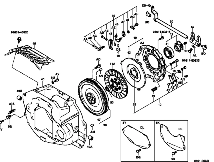 PIASTA ŁOŻYSKA SPRZĘGŁA TOYOTA 7 FG/FD 31230-23321-71 (