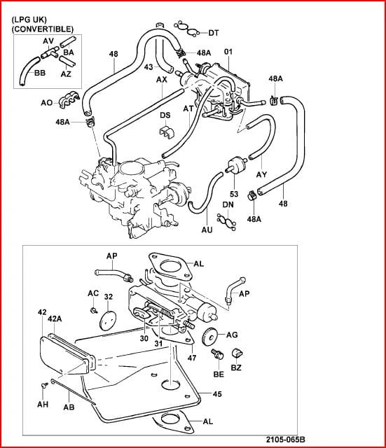 SPRĘZYNA REGULATORA GAŹNIKA TOYOTA