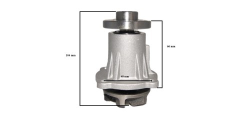 POMPA WODY TOYOTA 4P TYP A 161207600171