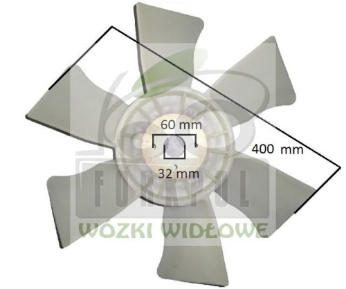 WIATRAK WENTYLATOR NISSAN H25