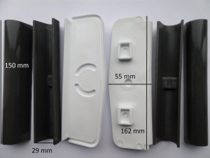 ŚLIZGI PRZESUWU BOCZNEGO BOLZONI SL4 KOMPLET