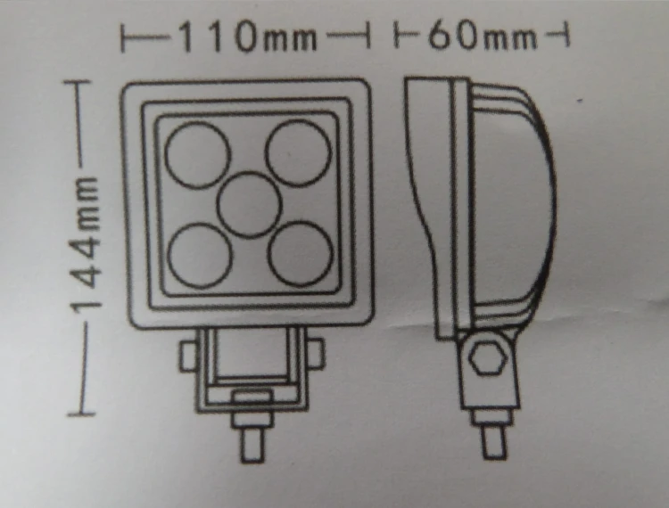LAMPA ROBOCZA LED 12-80V