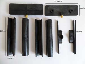 ŚLIZGI PRZESUWU BOCZNEGO MICROLIFT KOMPLET KL 2A