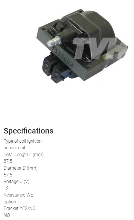 CEWKA ZAPŁONOWA GM 3.0