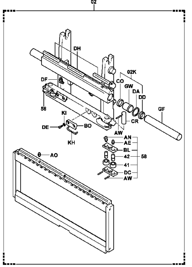 TŁOCZYSKO SIŁOWNIKA PRZESUWU BOCZNEGO TOYOTA 7,8 FGF/FDF 82141-F2100-71